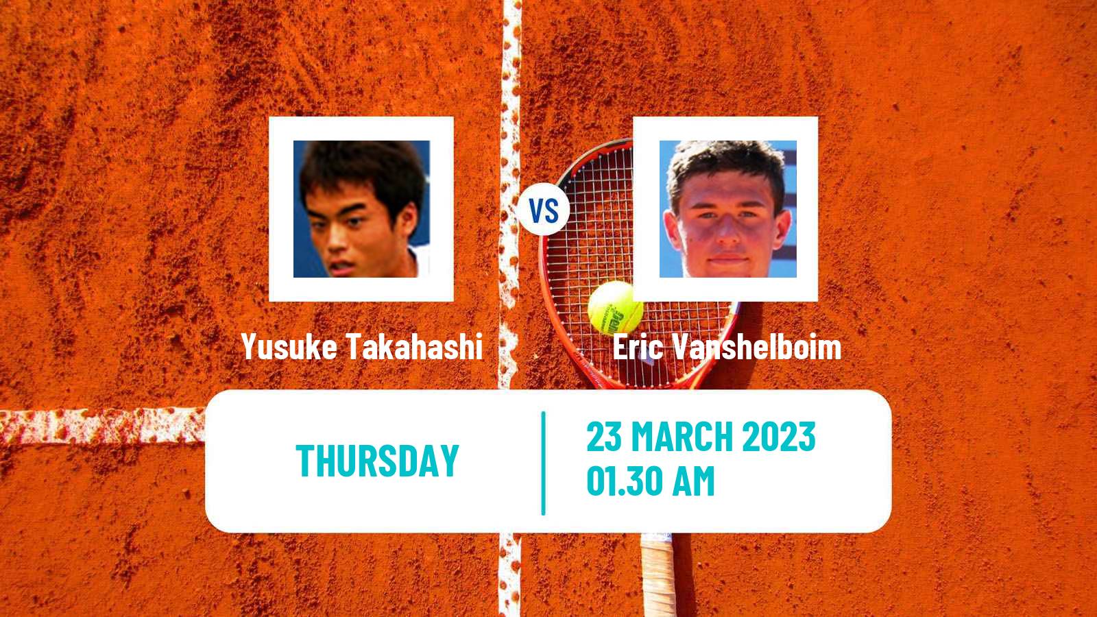 Tennis ITF Tournaments Yusuke Takahashi - Eric Vanshelboim