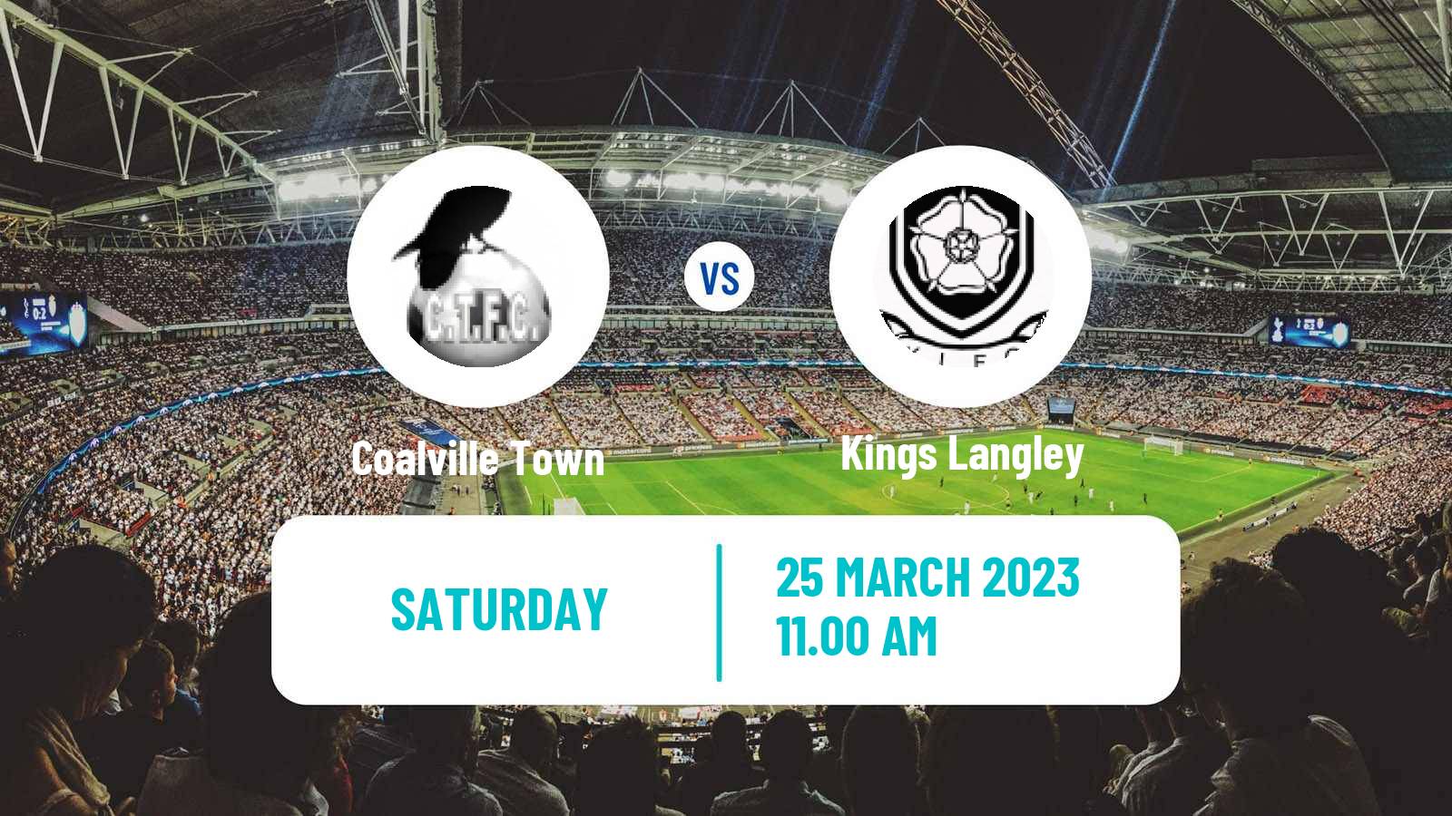 Soccer English Southern League Central Division Coalville Town - Kings Langley