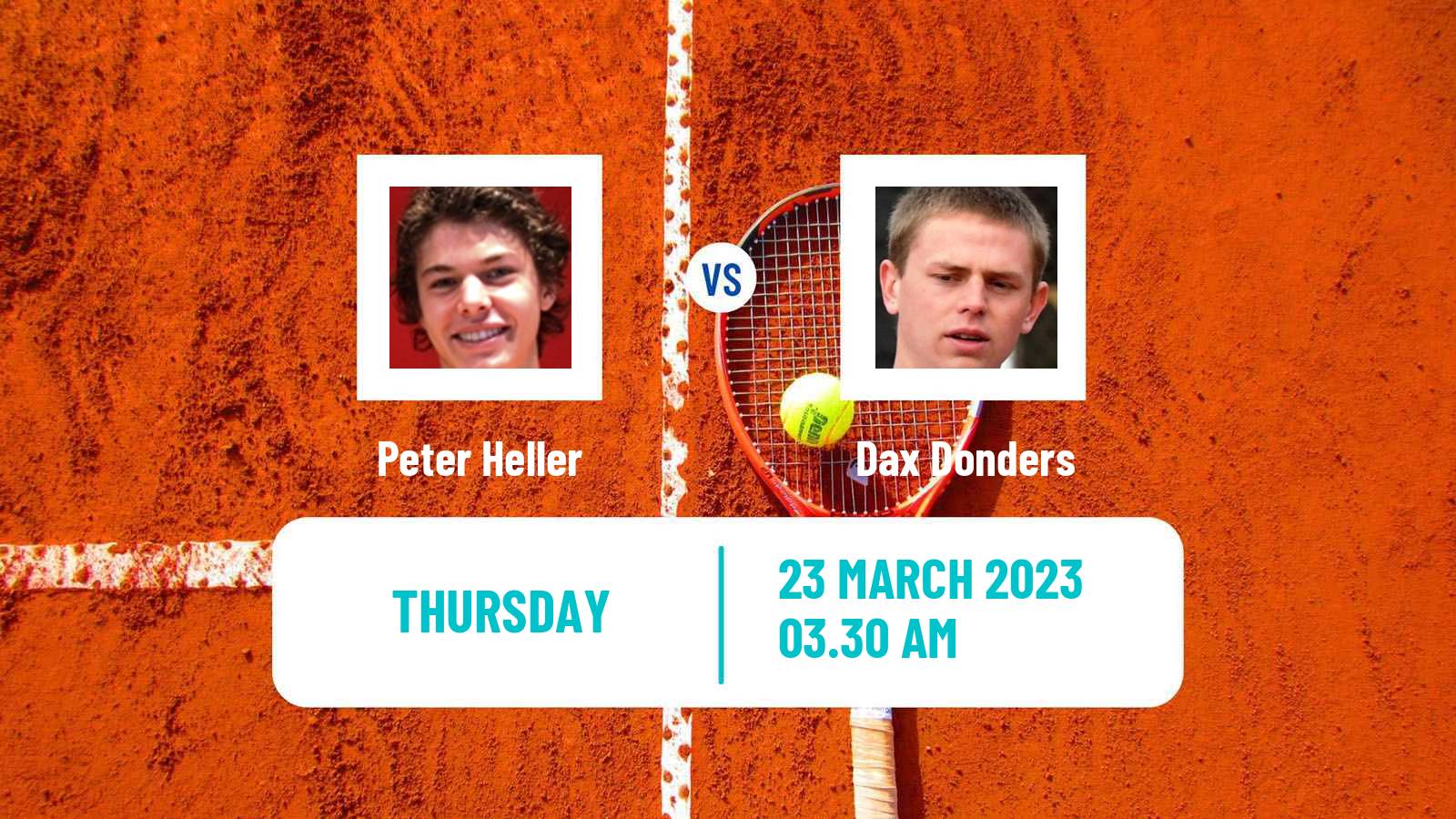 Tennis ITF Tournaments Peter Heller - Dax Donders