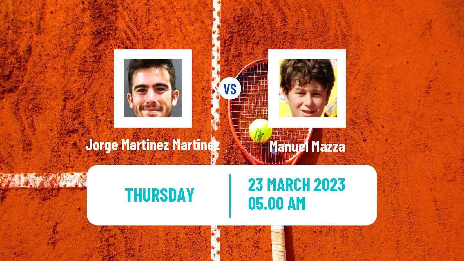 Tennis ITF Tournaments Jorge Martinez Martinez - Manuel Mazza