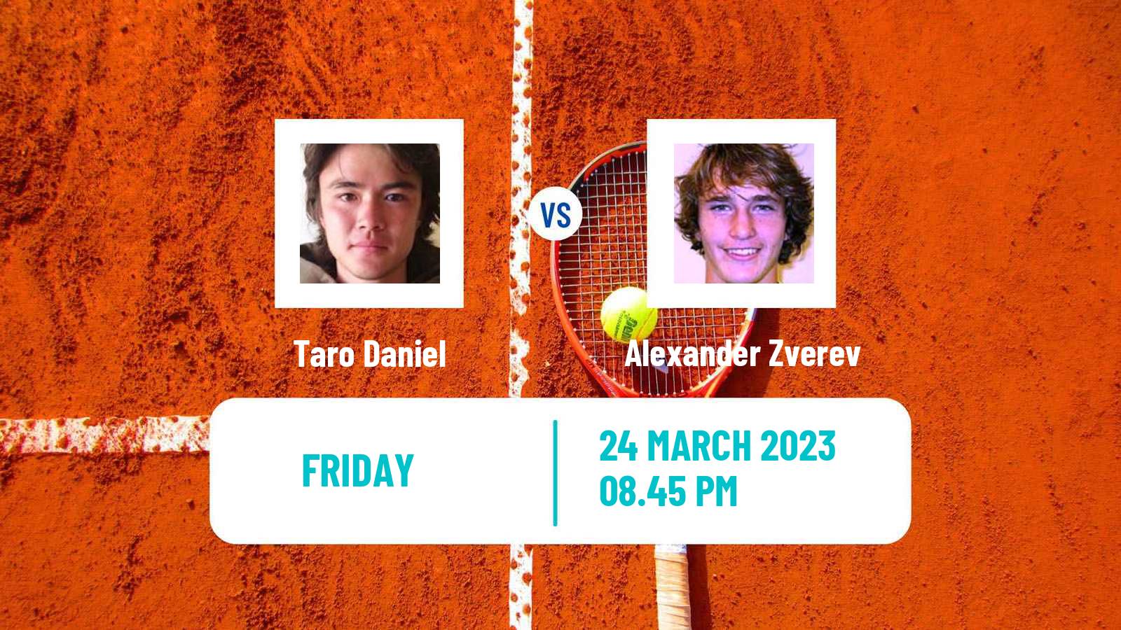 Tennis ATP Miami Taro Daniel - Alexander Zverev