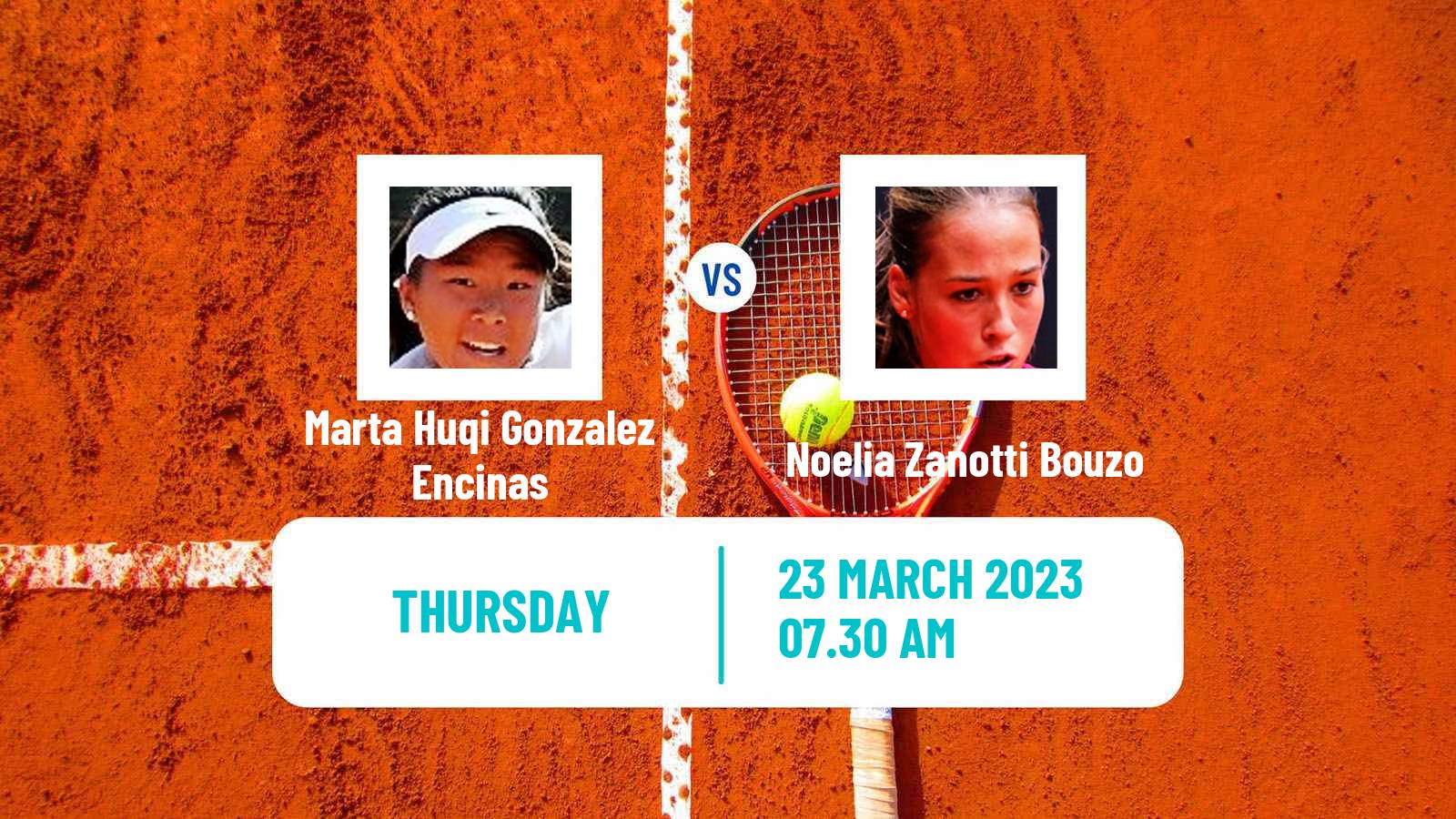 Tennis ITF Tournaments Marta Huqi Gonzalez Encinas - Noelia Zanotti Bouzo