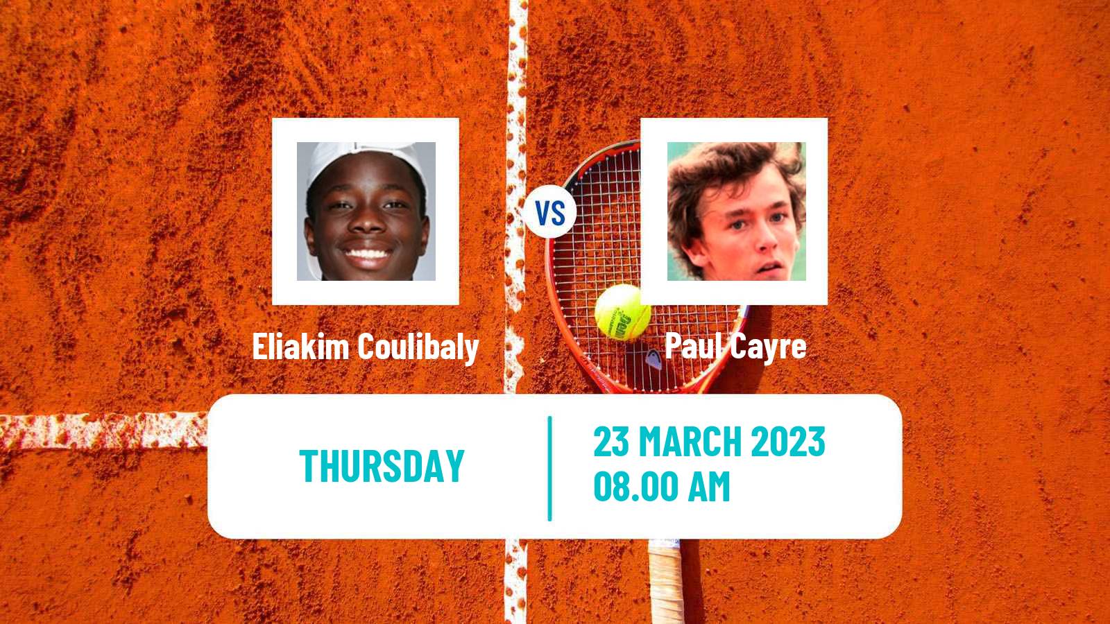 Tennis ITF Tournaments Eliakim Coulibaly - Paul Cayre
