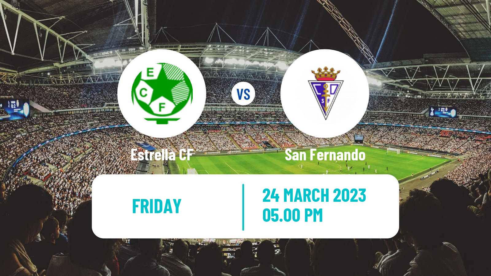 Soccer Spanish Tercera RFEF - Group 12 Estrella - San Fernando