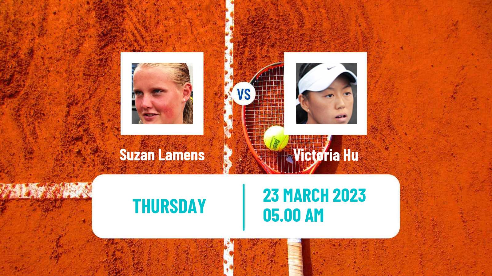 Tennis ITF Tournaments Suzan Lamens - Victoria Hu