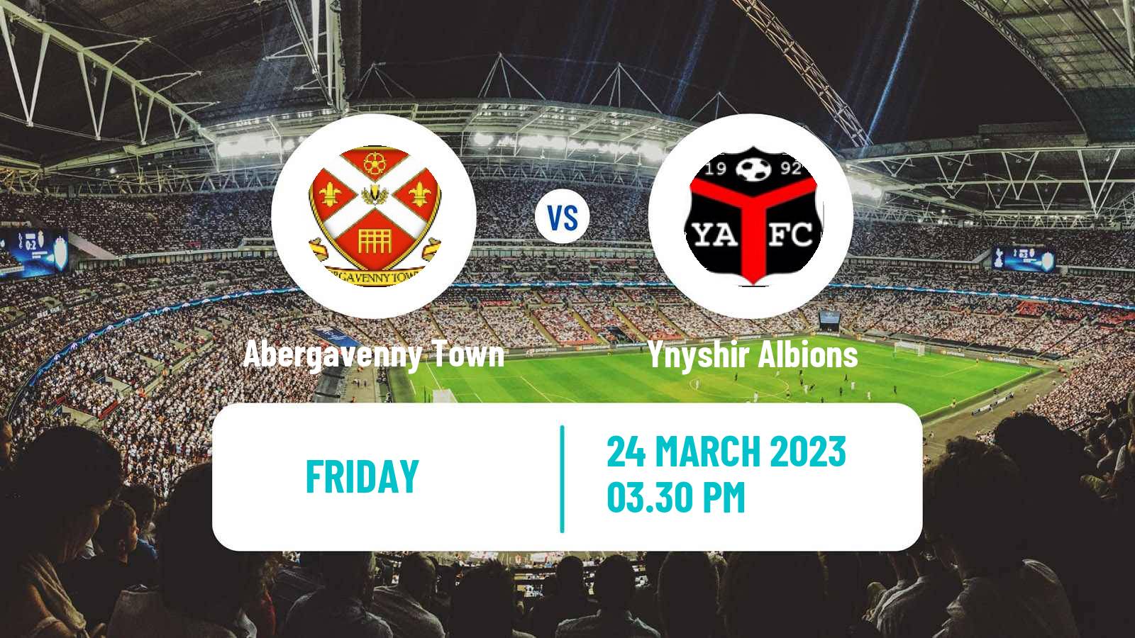 Soccer Welsh Cymru South Abergavenny Town - Ynyshir Albions