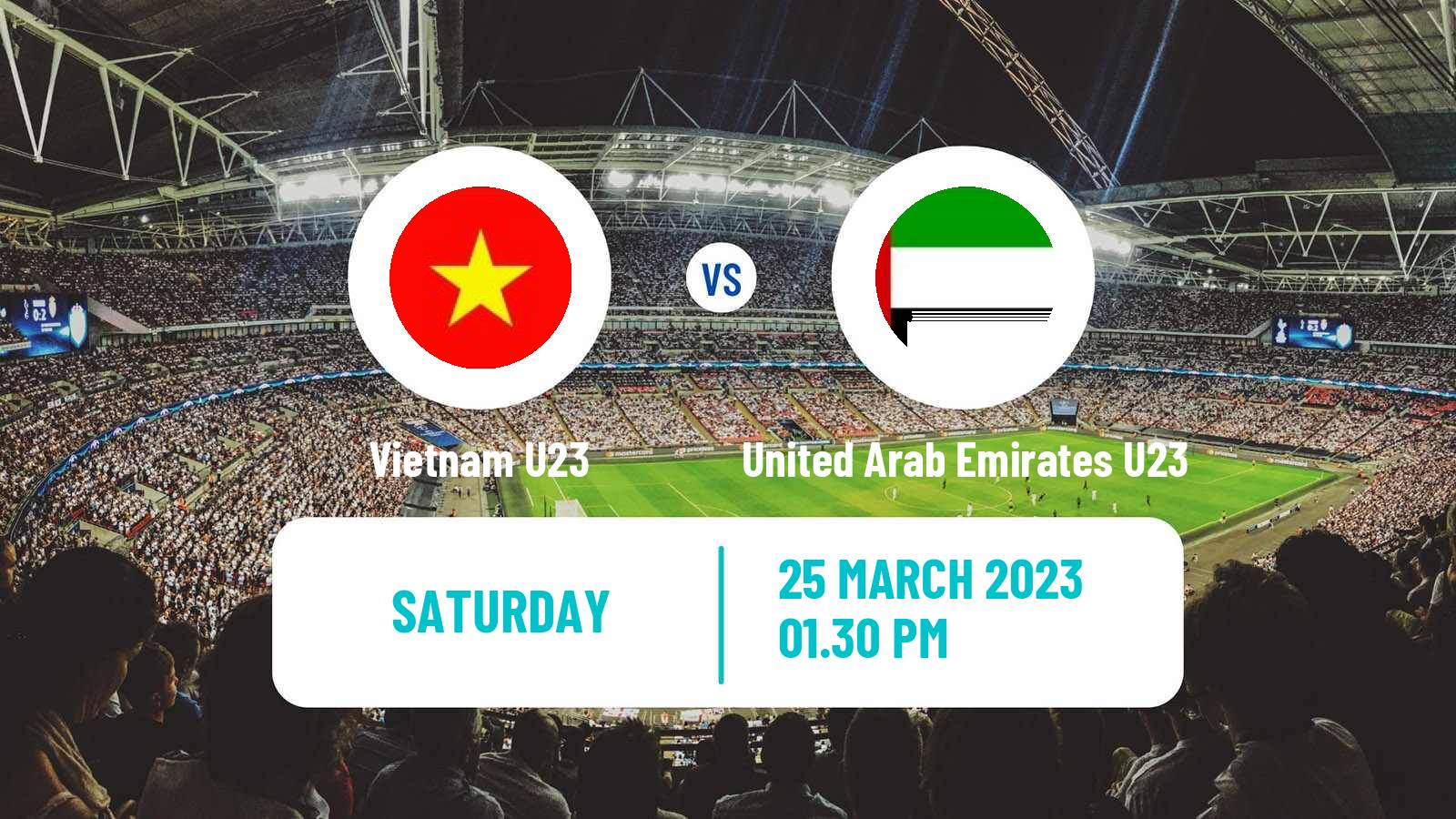 Soccer Friendly Vietnam U23 - United Arab Emirates U23