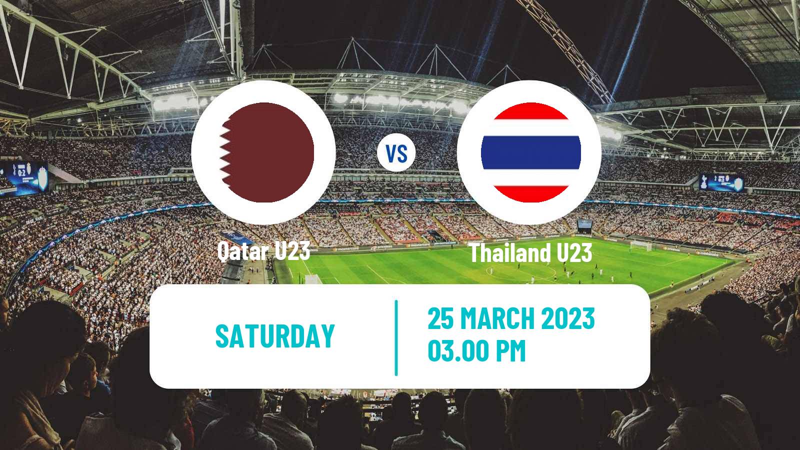 Soccer Friendly Qatar U23 - Thailand U23