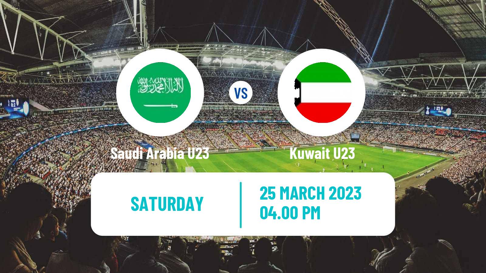 Soccer Friendly Saudi Arabia U23 - Kuwait U23