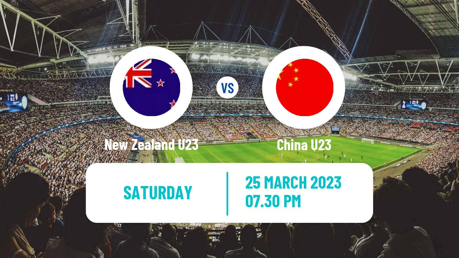 Soccer Friendly New Zealand U23 - China U23