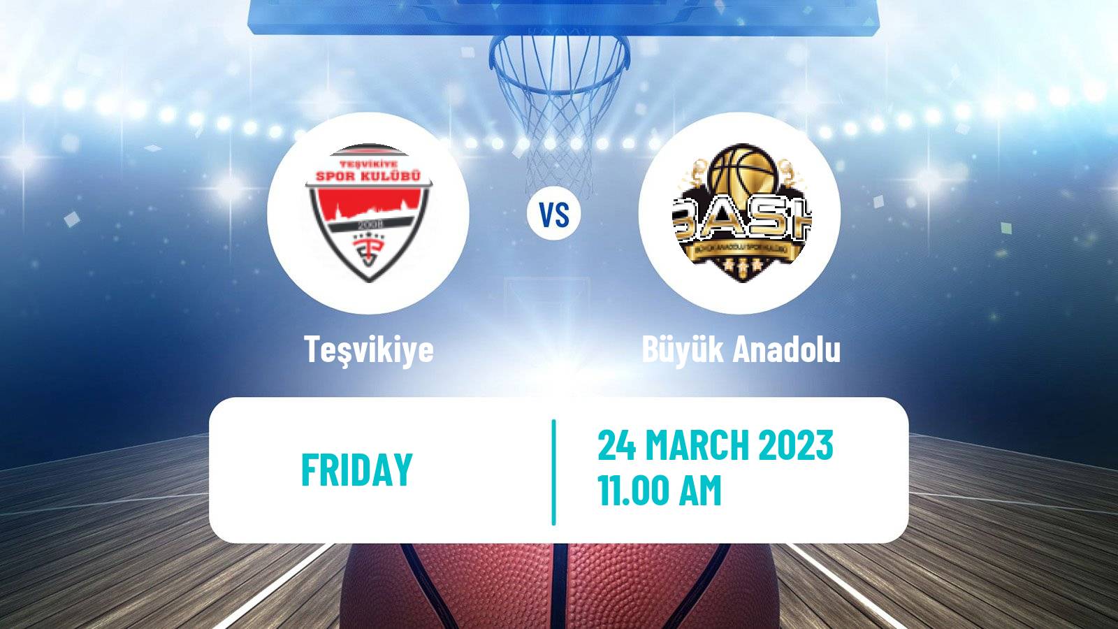 Basketball Turkish TB2L Teşvikiye - Büyük Anadolu