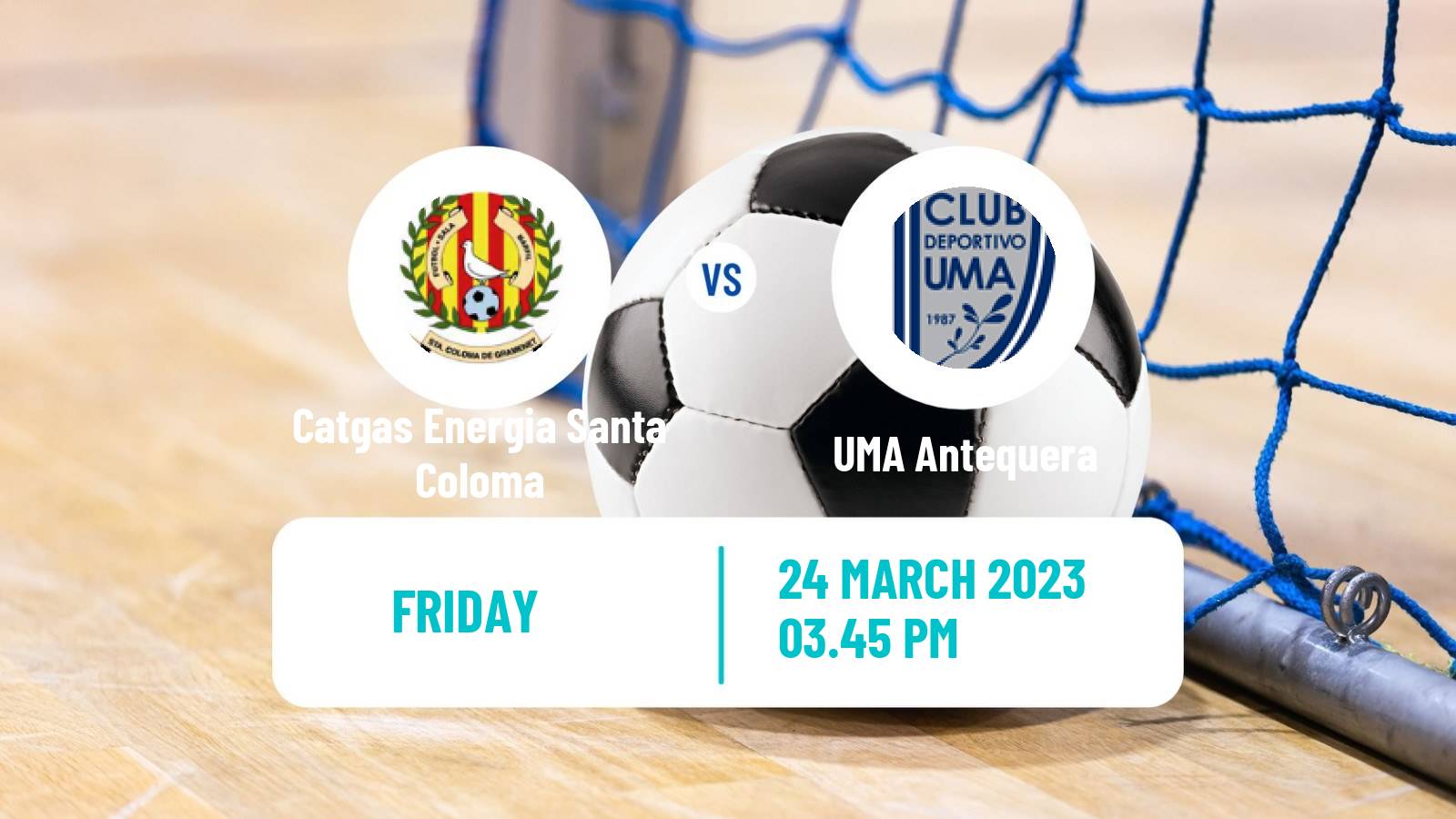 Futsal Spanish Primera Division Futsal Catgas Energia Santa Coloma - UMA Antequera