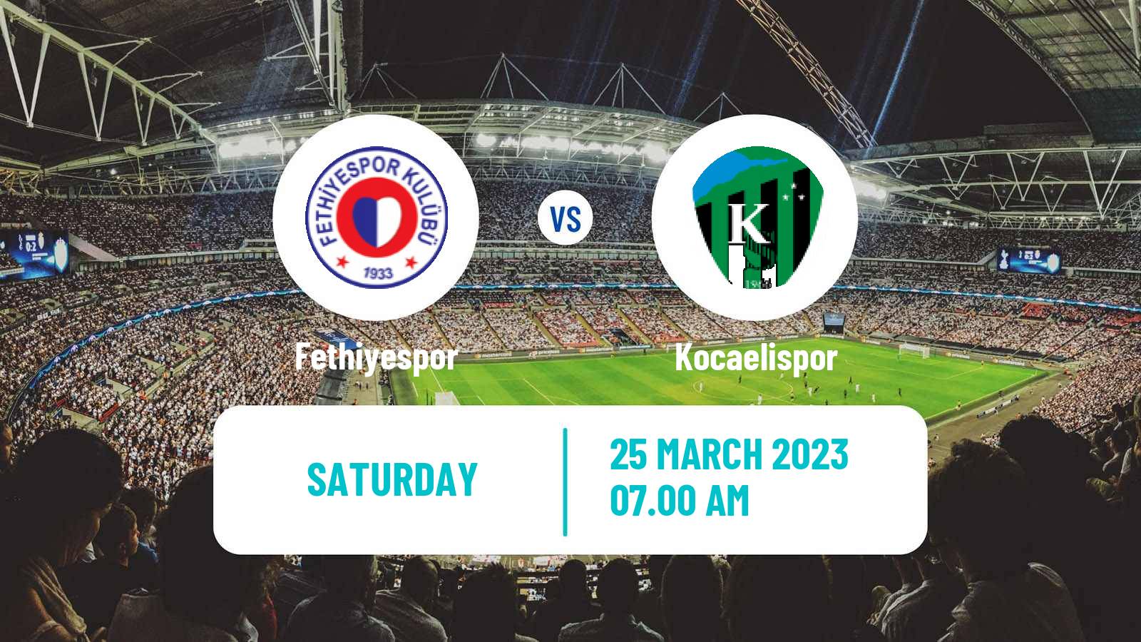 Soccer Turkish Second League Red Group Fethiyespor - Kocaelispor