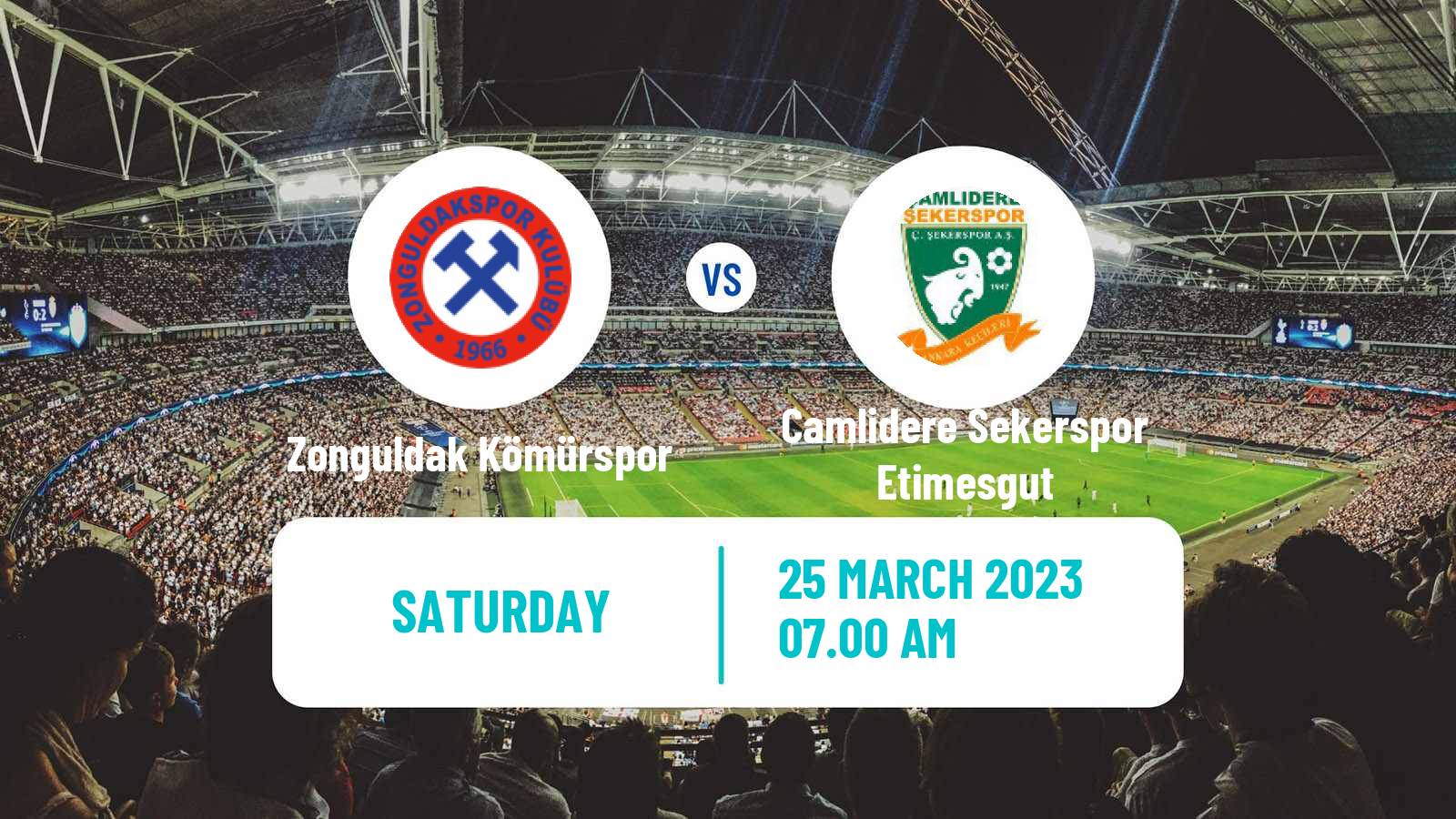 Soccer Turkish Second League Red Group Zonguldak Kömürspor - Camlidere Sekerspor Etimesgut