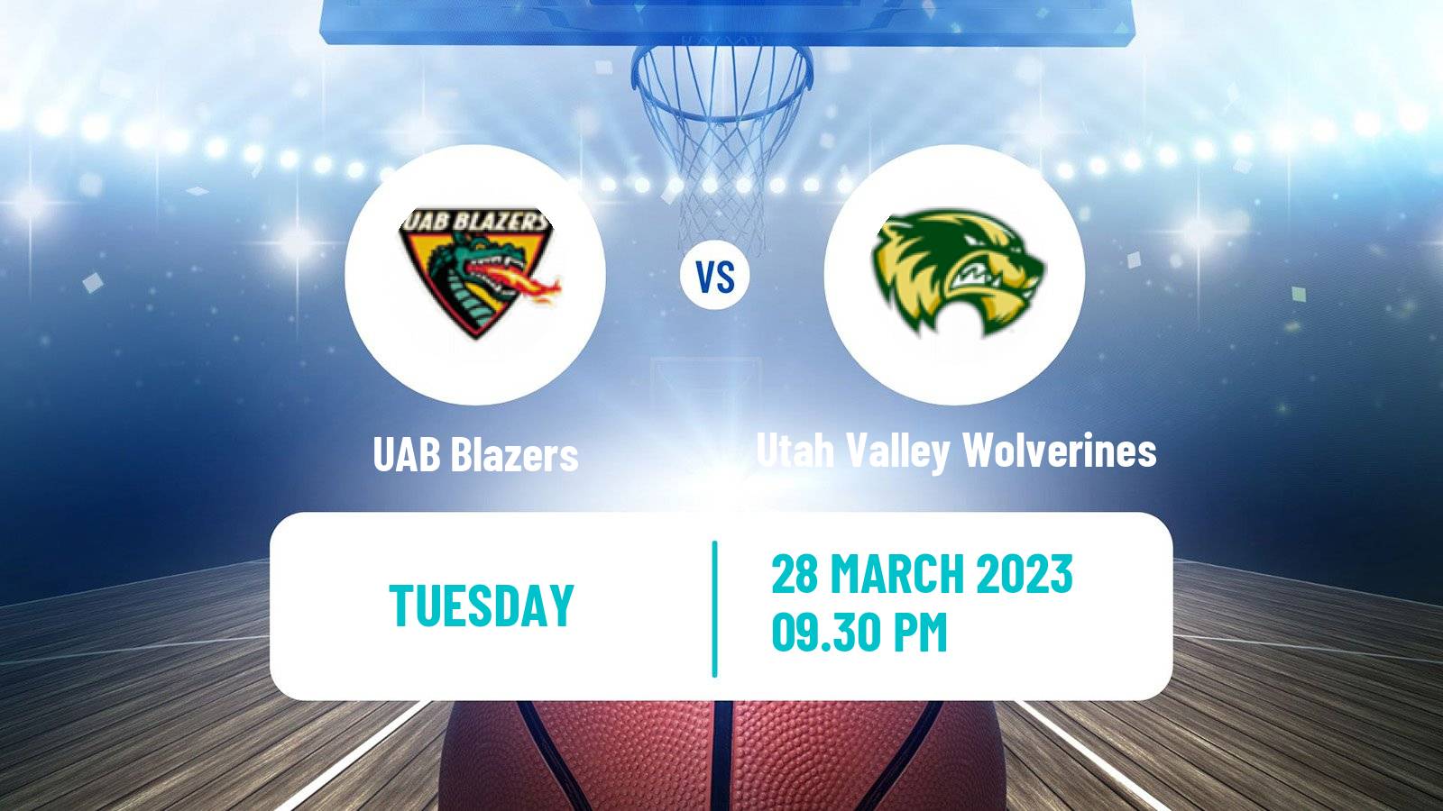 Basketball NIT UAB Blazers - Utah Valley Wolverines