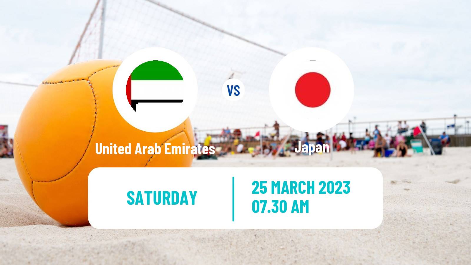 Beach soccer Beach Soccer United Arab Emirates - Japan
