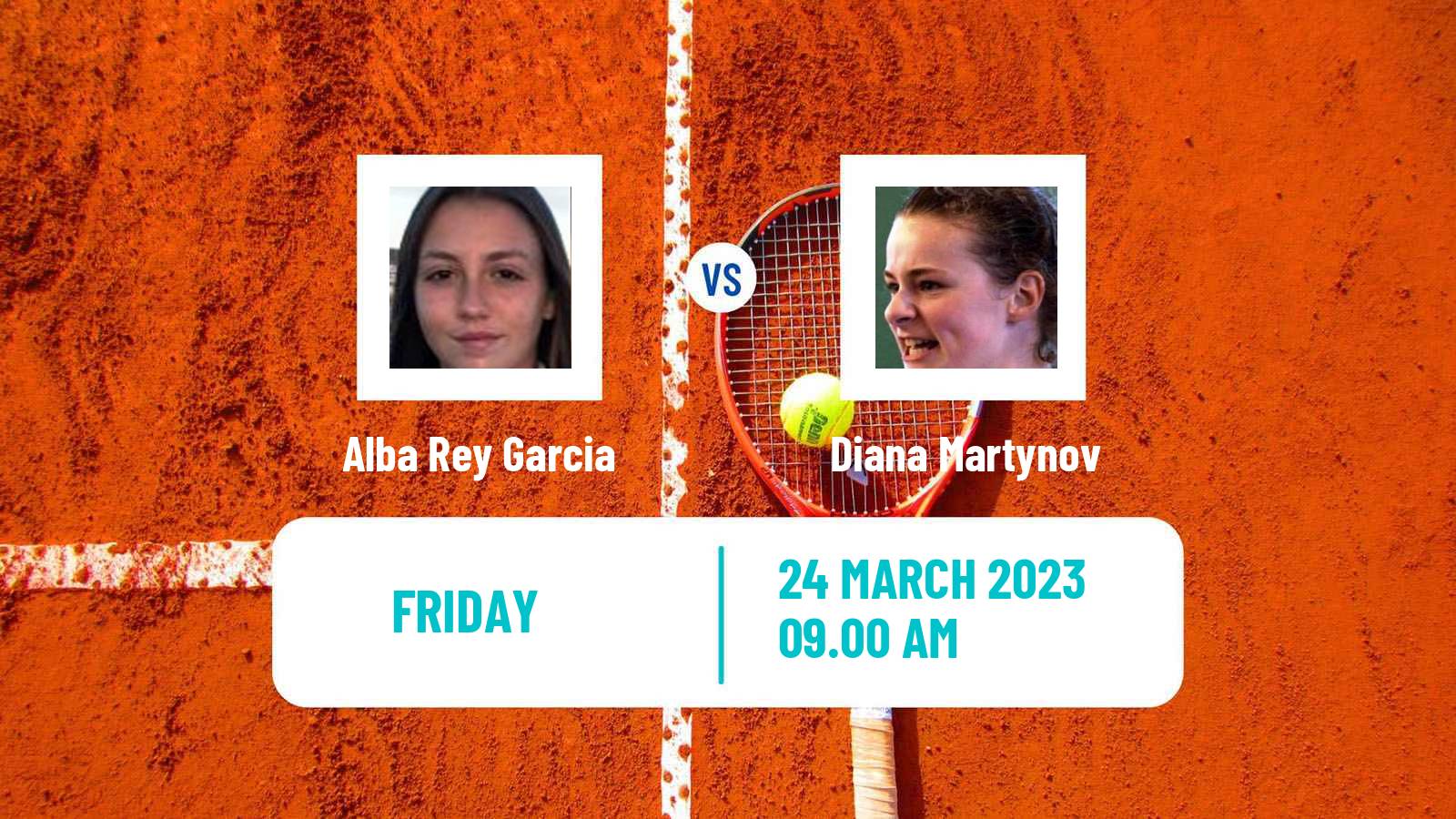 Tennis ITF Tournaments Alba Rey Garcia - Diana Martynov