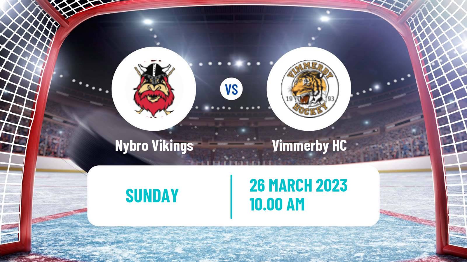 Hockey Swedish Hockey AllEttan Norra Nybro Vikings - Vimmerby