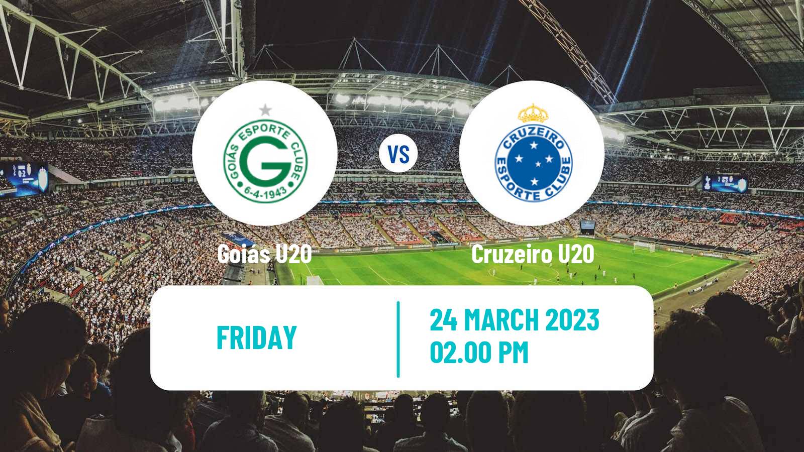 Soccer Brasileiro U20 Goiás U20 - Cruzeiro U20
