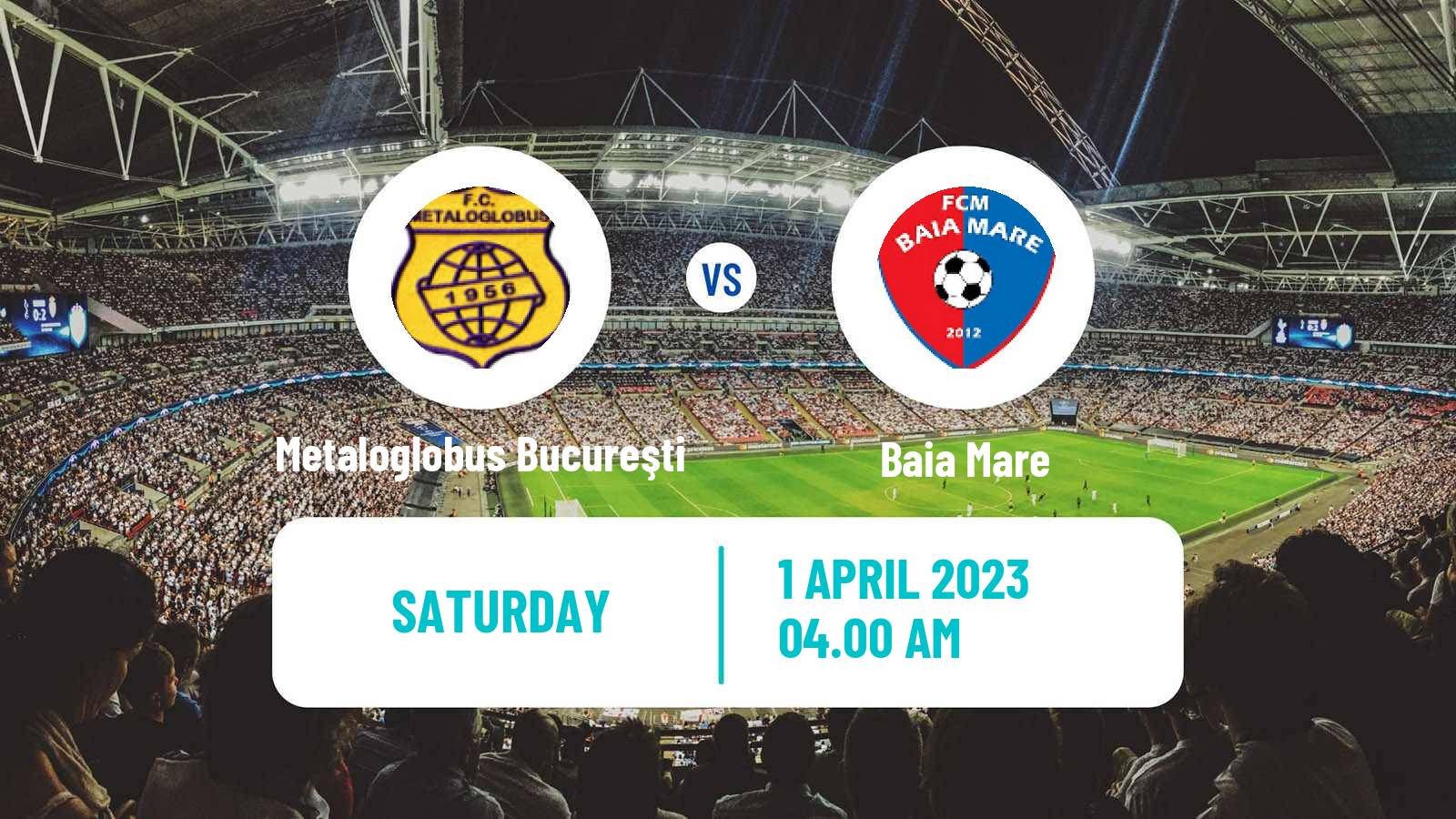 Soccer Romanian Division 2 Metaloglobus Bucureşti - Baia Mare