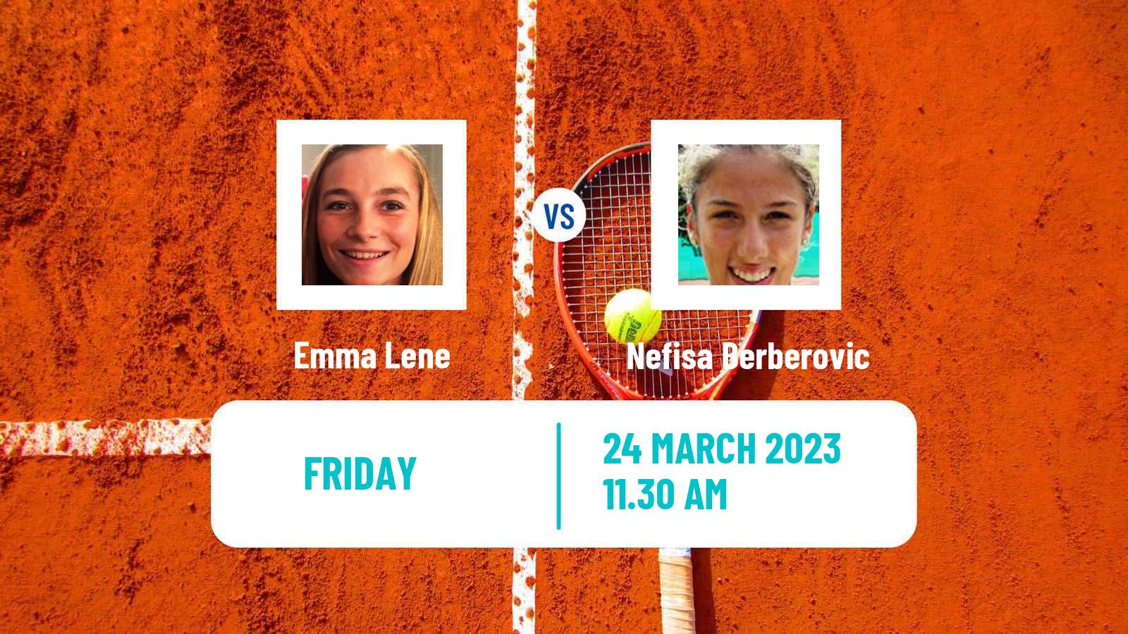 Tennis ITF Tournaments Emma Lene - Nefisa Berberovic
