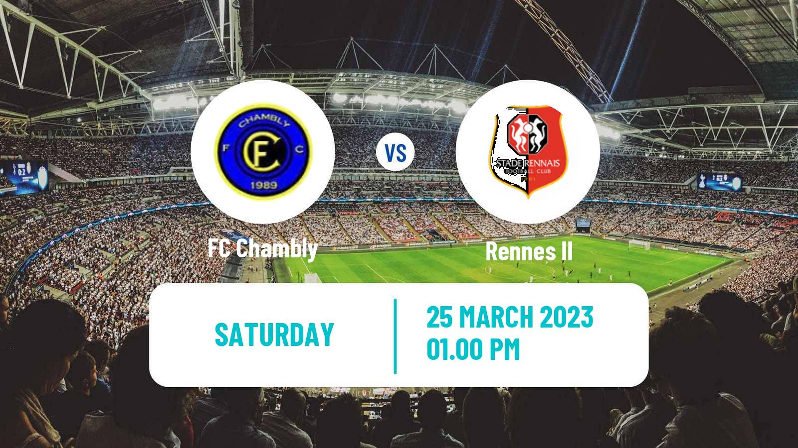 Soccer French National 2 - Group A Chambly - Rennes II