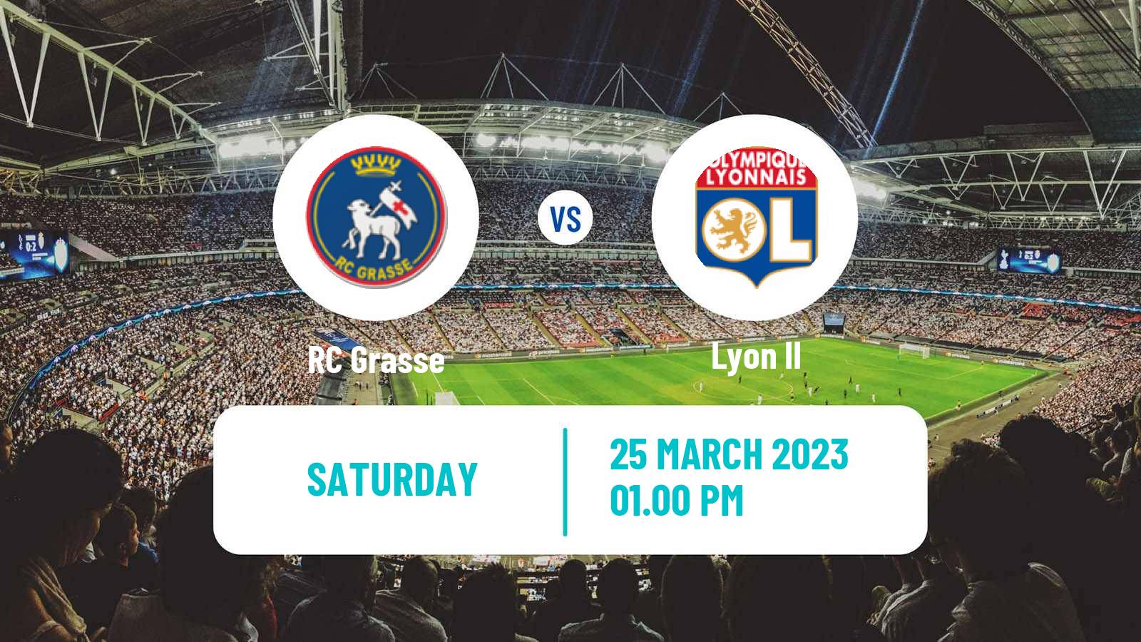 Soccer French National 2 - Group C Grasse - Lyon II