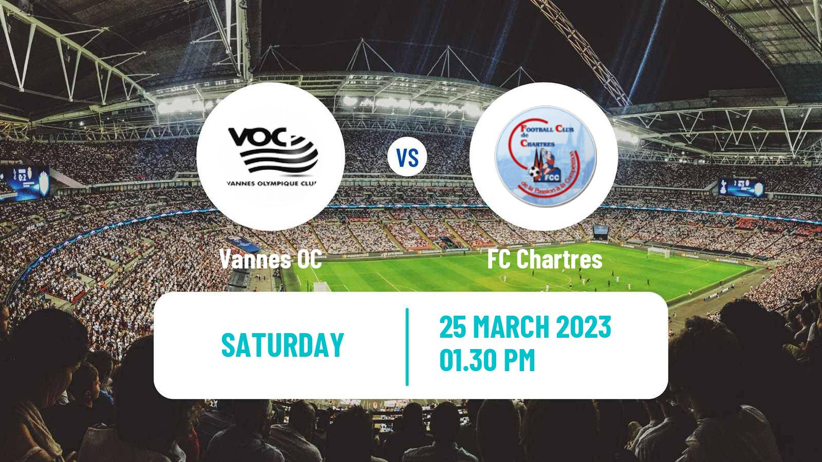 Soccer French National 2 - Group A Vannes - Chartres