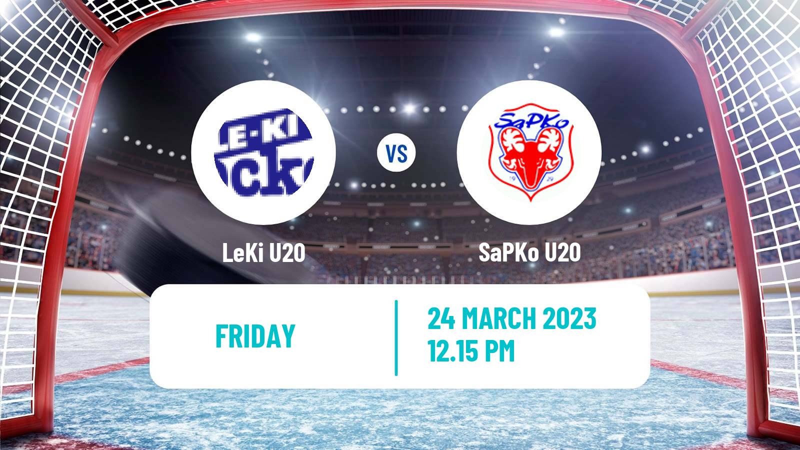 Hockey Finnish SM-sarja U20 LeKi U20 - SaPKo U20