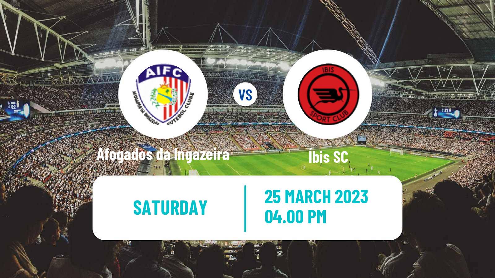 Soccer Brazilian Campeonato Pernambucano Afogados da Ingazeira - Íbis