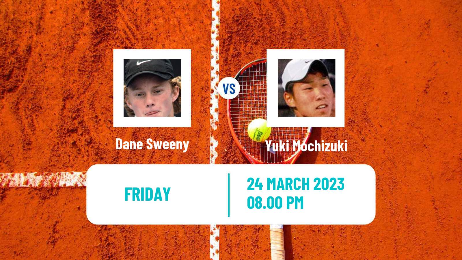 Tennis ITF Tournaments Dane Sweeny - Yuki Mochizuki