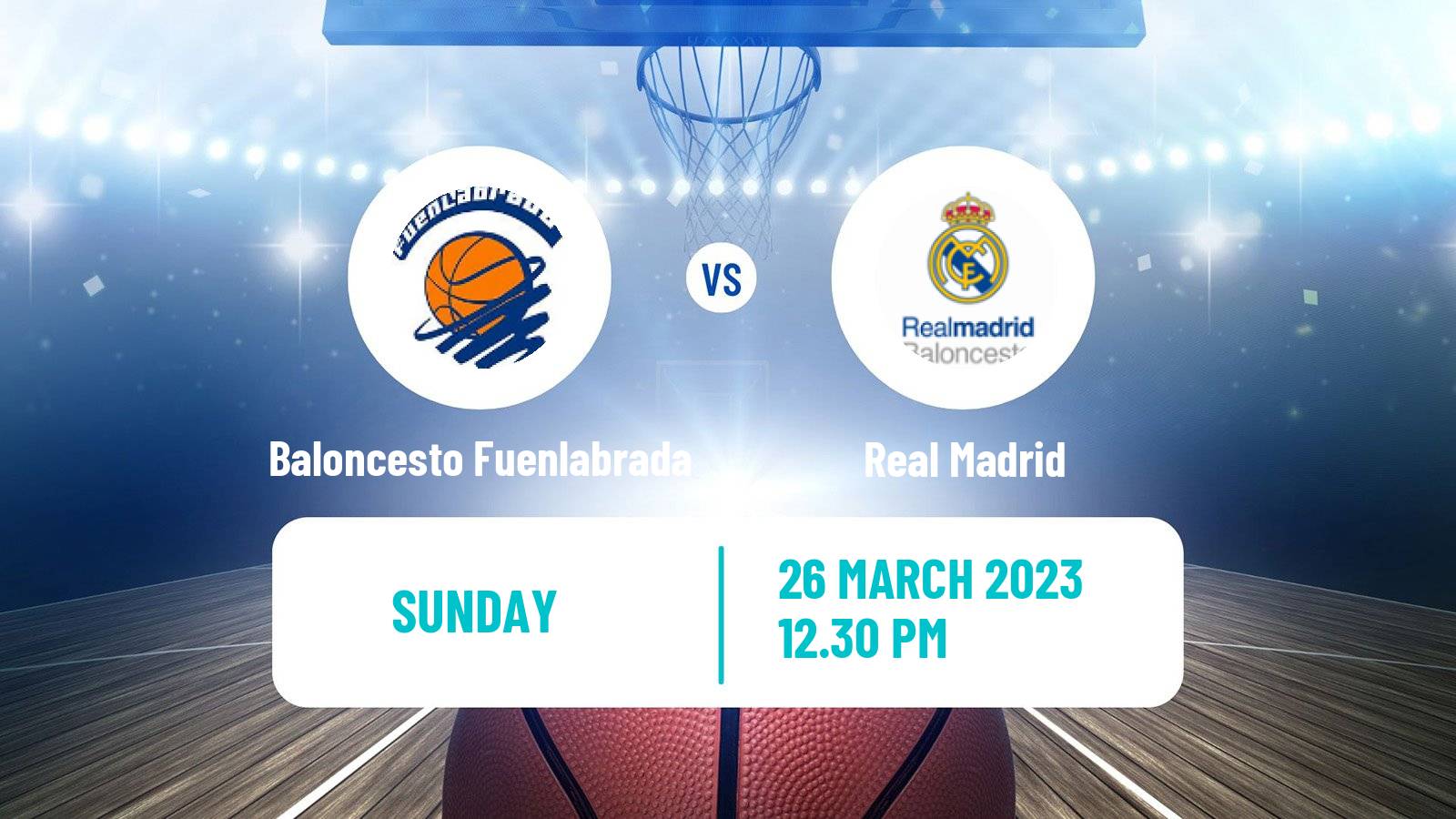 Basketball Spanish ACB League Baloncesto Fuenlabrada - Real Madrid