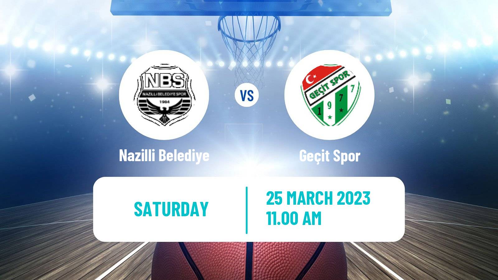 Basketball Turkish TB2L Nazilli Belediye - Geçit Spor