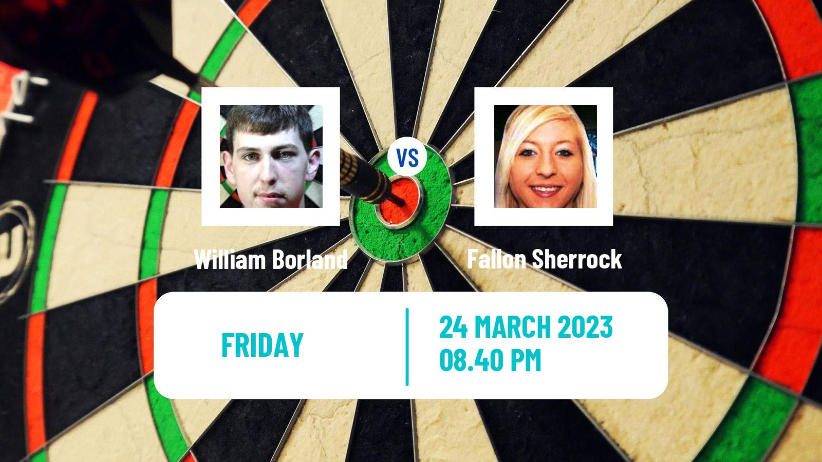 Darts Darts William Borland - Fallon Sherrock