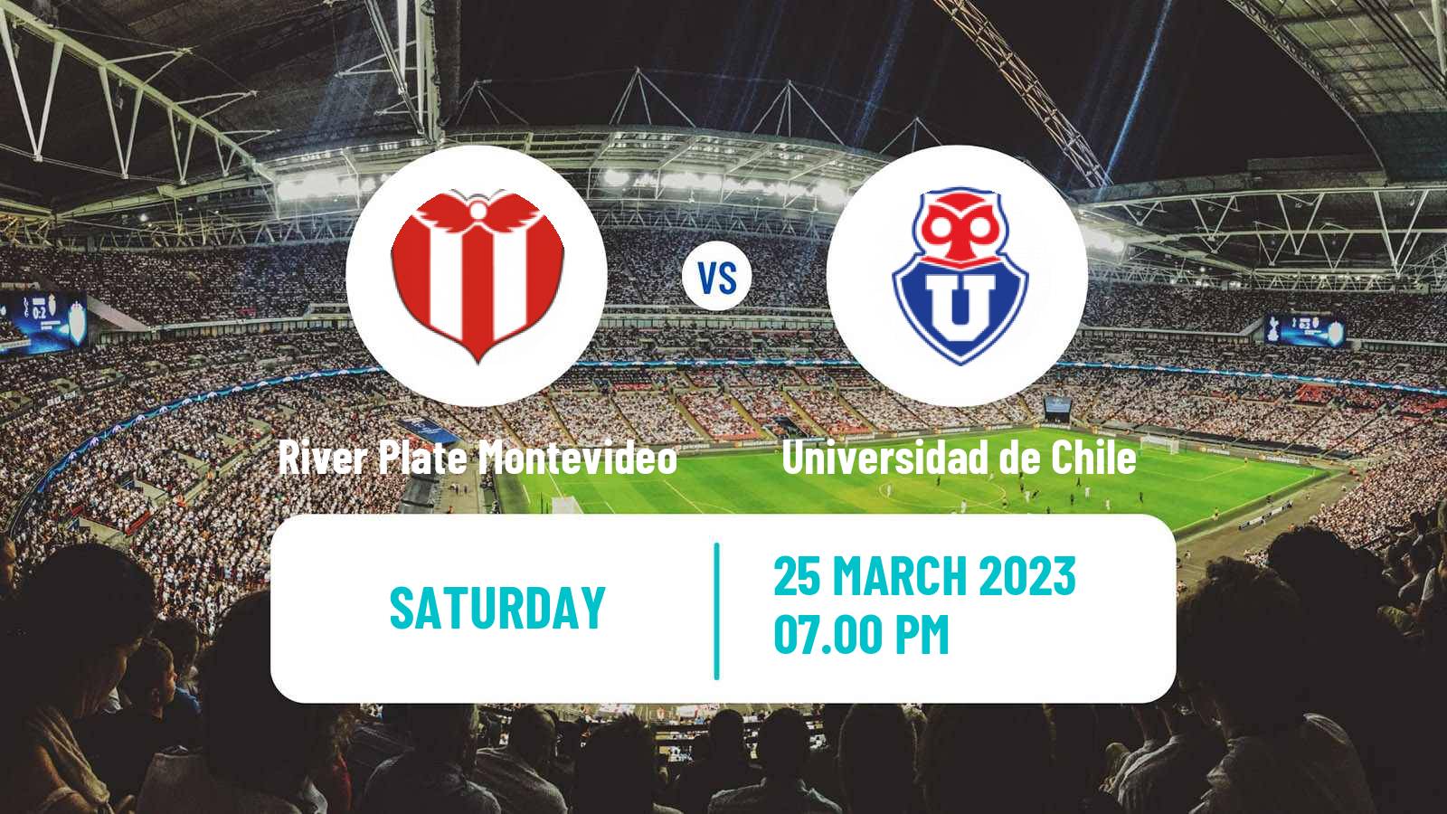 Soccer Club Friendly River Plate Montevideo - Universidad de Chile