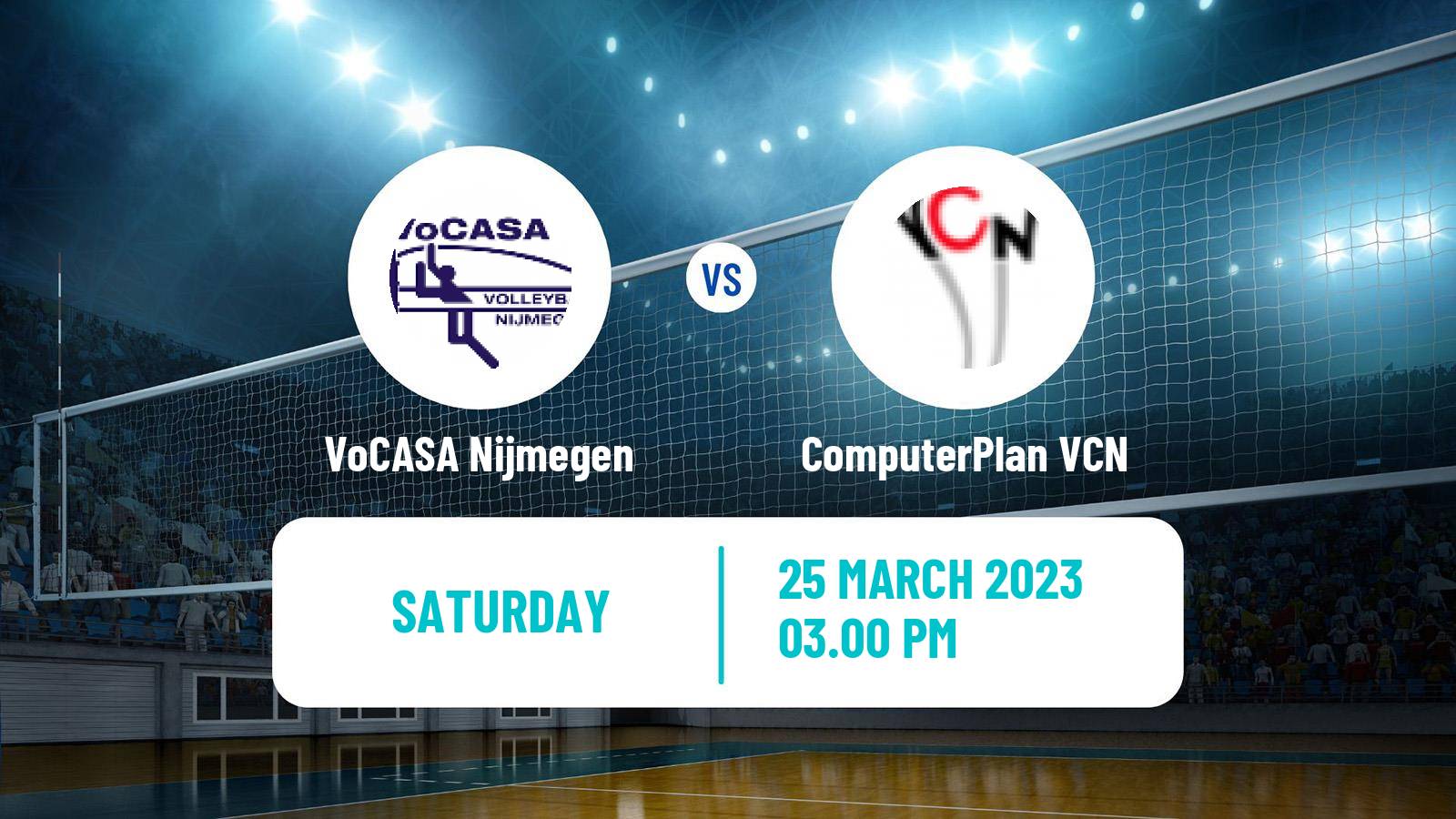 Volleyball Dutch Eredivisie Volleyball VoCASA Nijmegen - ComputerPlan VCN