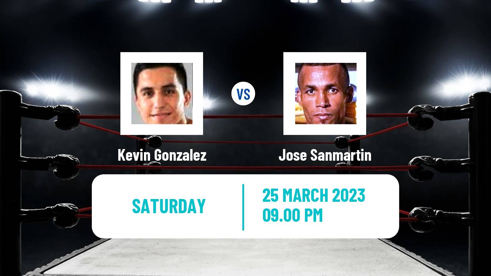 Boxing Boxing Kevin Gonzalez - Jose Sanmartin