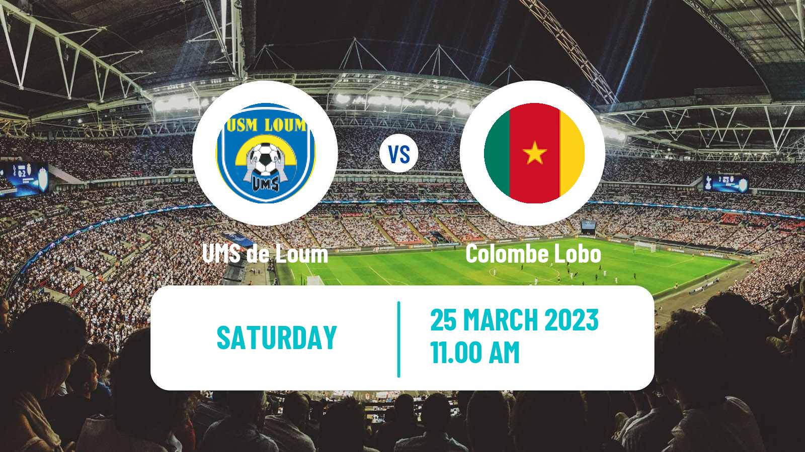 Soccer Cameroon Elite One UMS de Loum - Colombe Lobo
