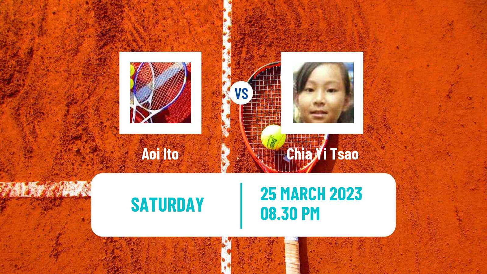Tennis ITF Tournaments Aoi Ito - Chia Yi Tsao