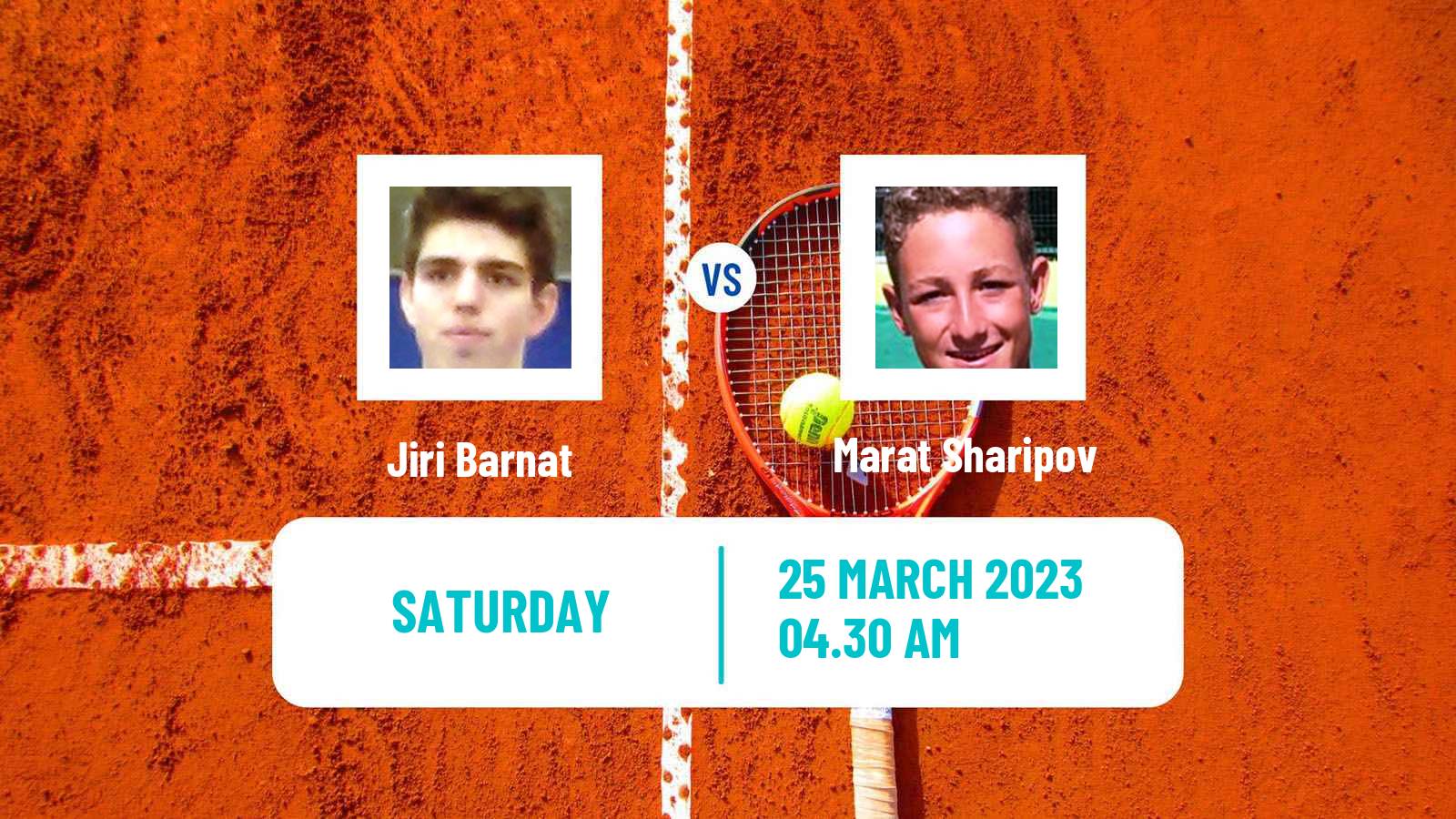 Tennis ITF Tournaments Jiri Barnat - Marat Sharipov