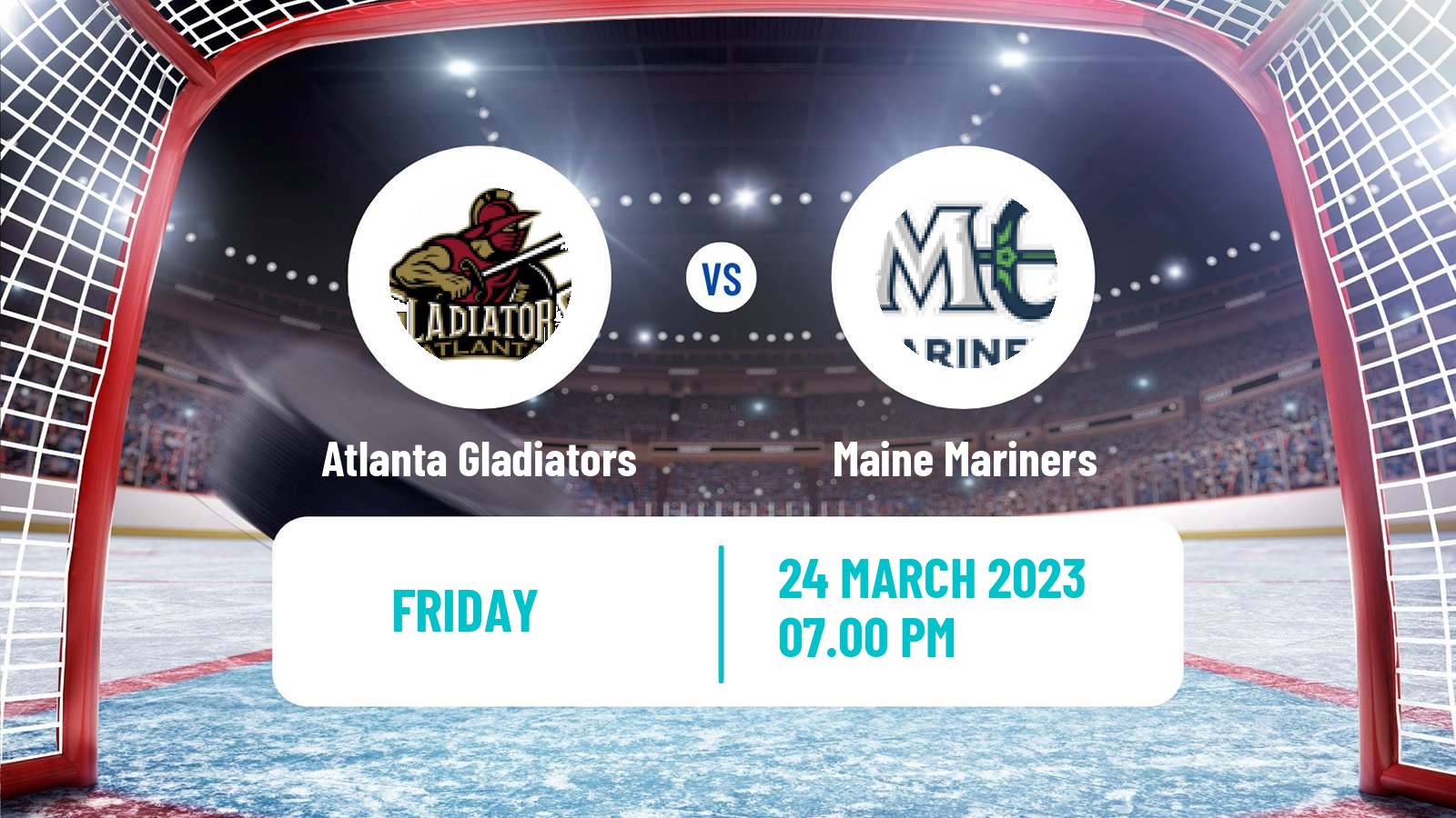 Hockey ECHL Atlanta Gladiators - Maine Mariners