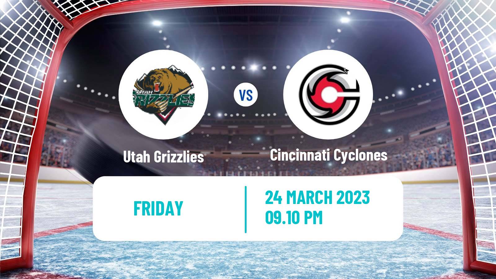 Hockey ECHL Utah Grizzlies - Cincinnati Cyclones