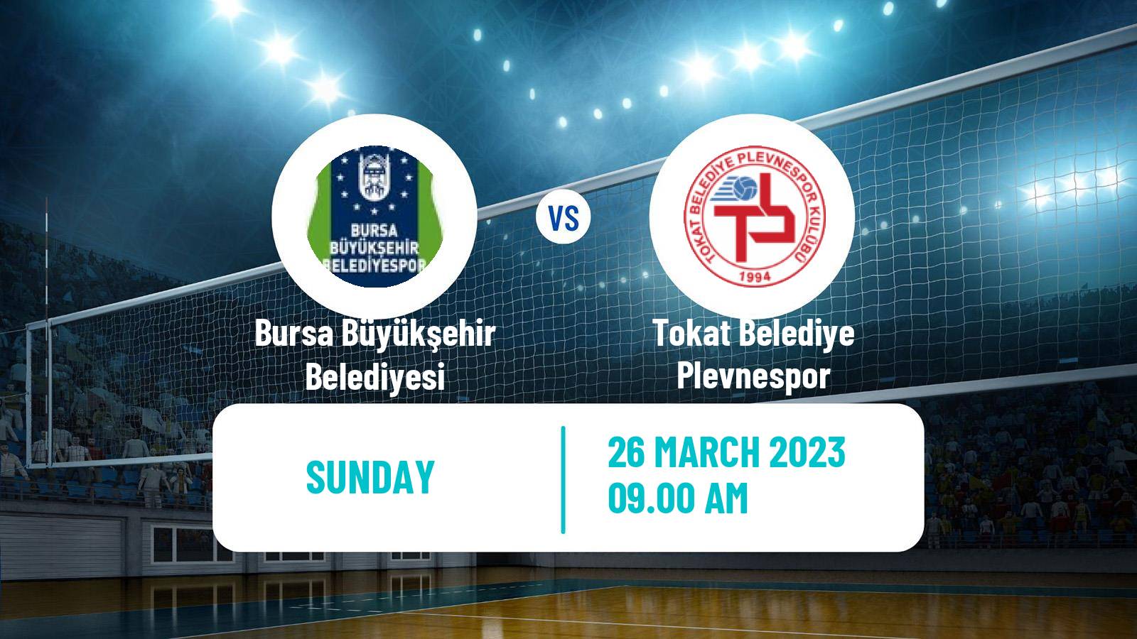 Volleyball Turkish Efeler Ligi Volleyball Bursa Büyükşehir Belediyesi - Tokat Belediye Plevnespor