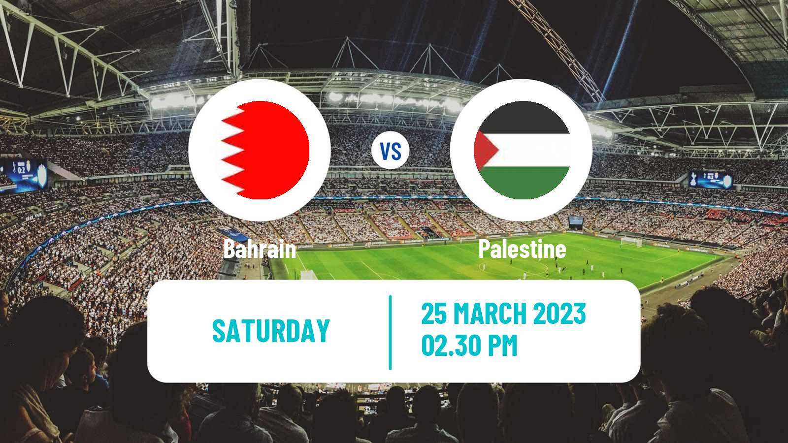 Soccer Friendly Bahrain - Palestine