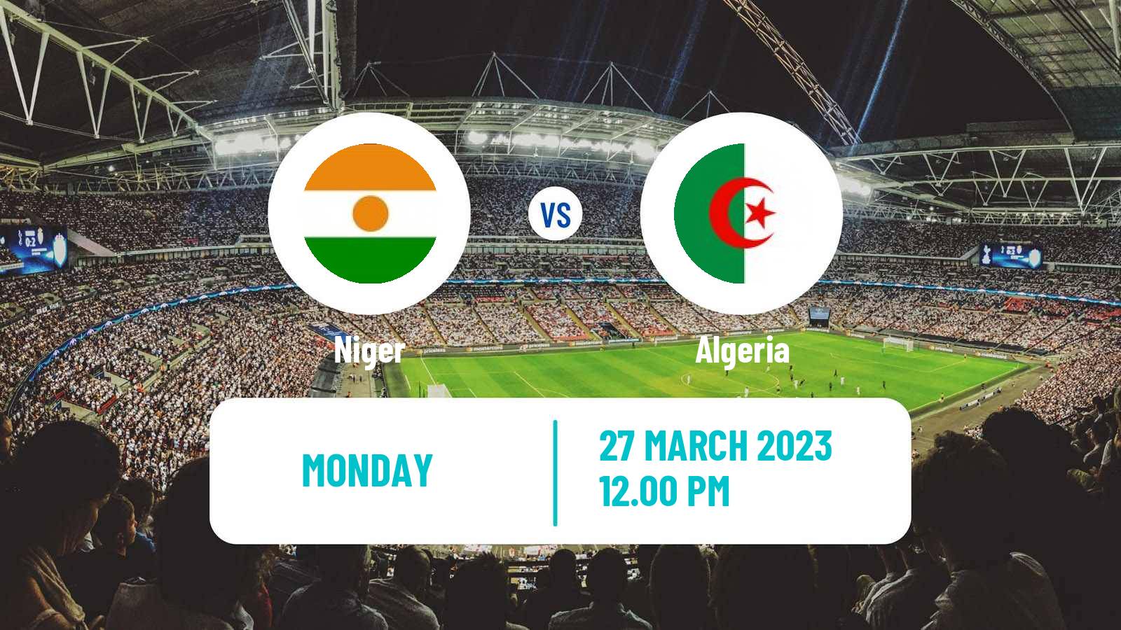 Soccer Africa Cup of Nations Niger - Algeria