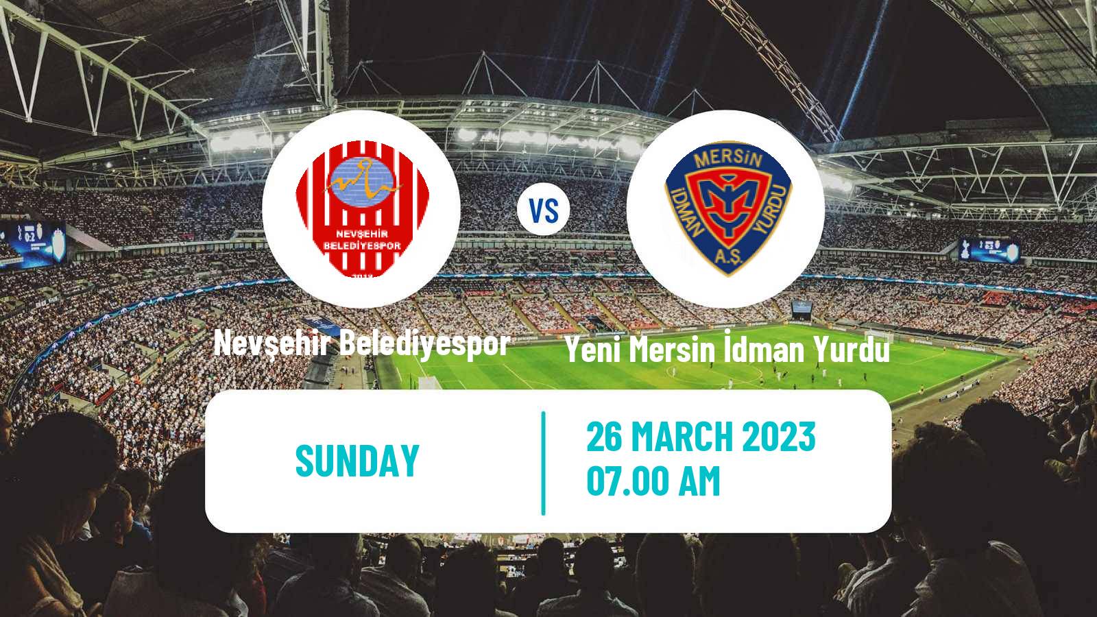Soccer Turkish 3 Lig Group 1 Nevşehir Belediyespor - Yeni Mersin İdman Yurdu