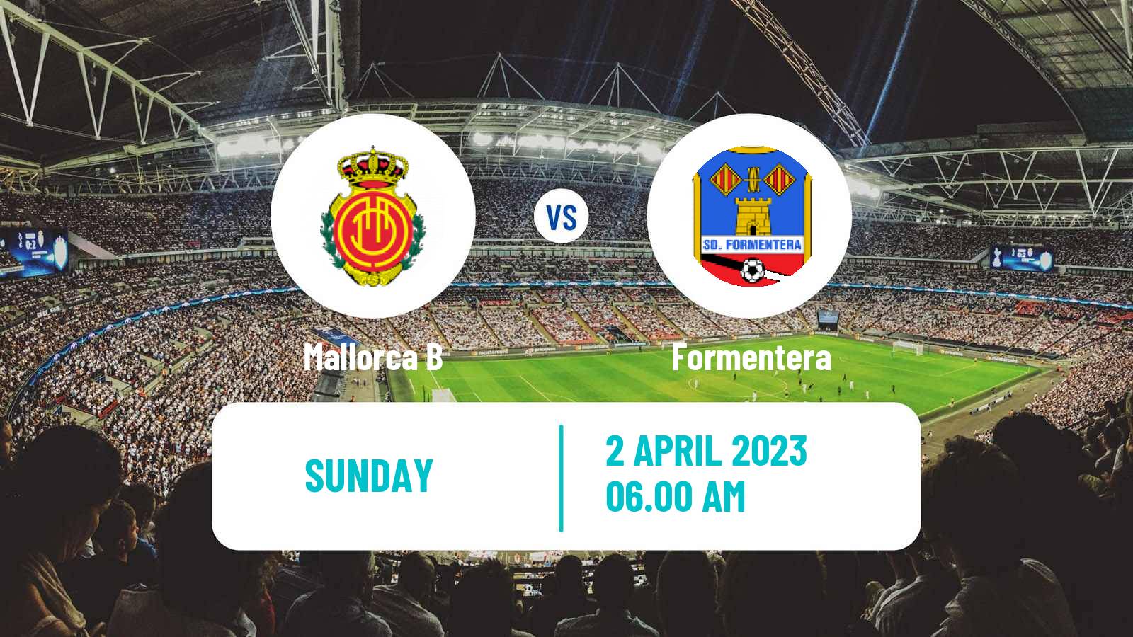 Soccer Spanish Segunda RFEF - Group 3 Mallorca B - Formentera