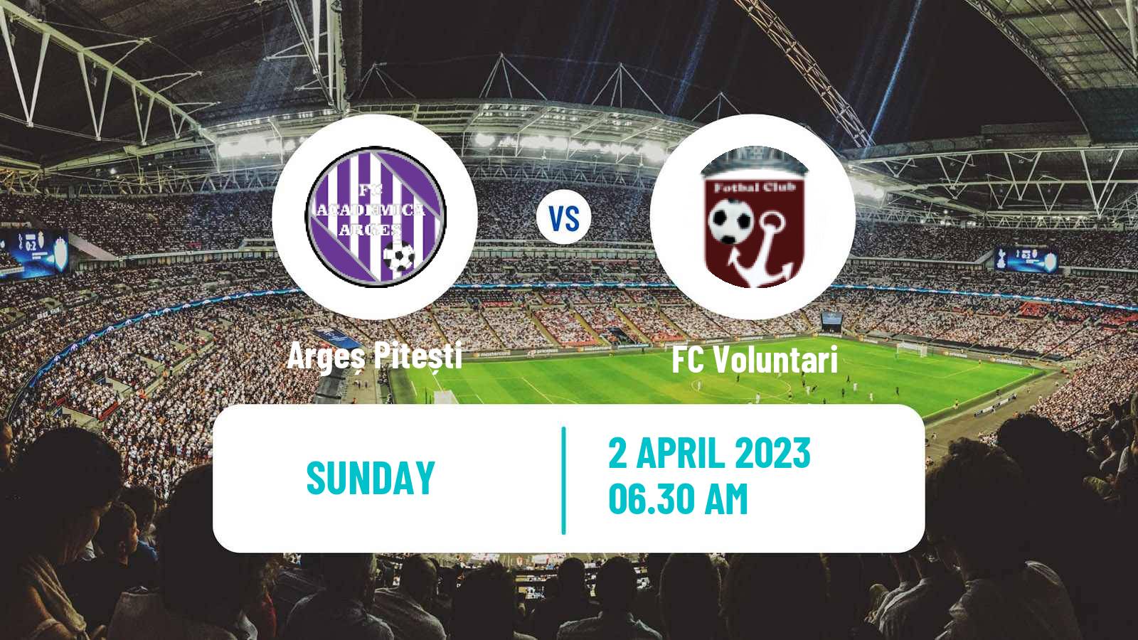 Soccer Romanian Liga 1 Argeș Pitești - Voluntari