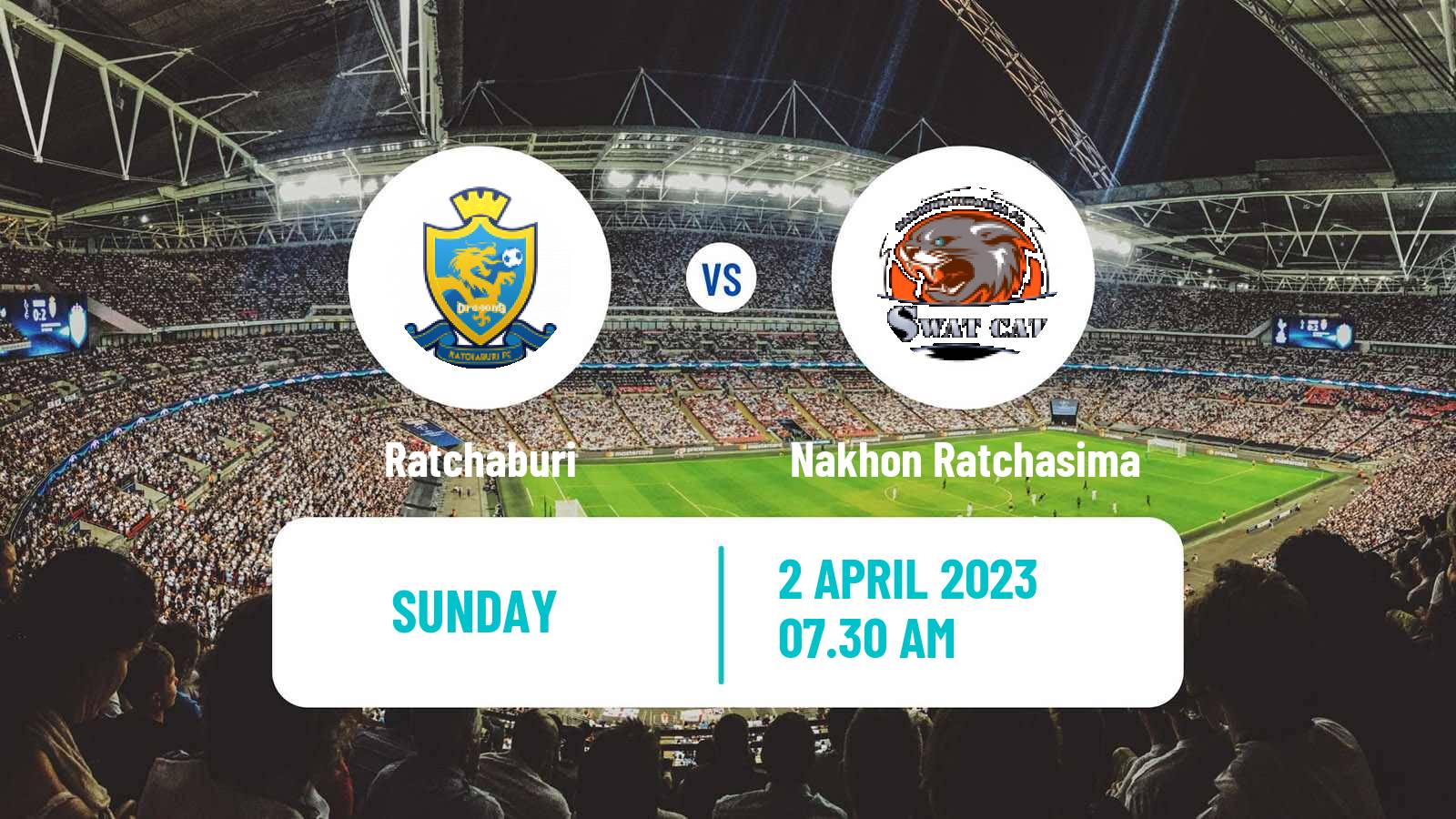 Soccer Thai League 1 Ratchaburi - Nakhon Ratchasima