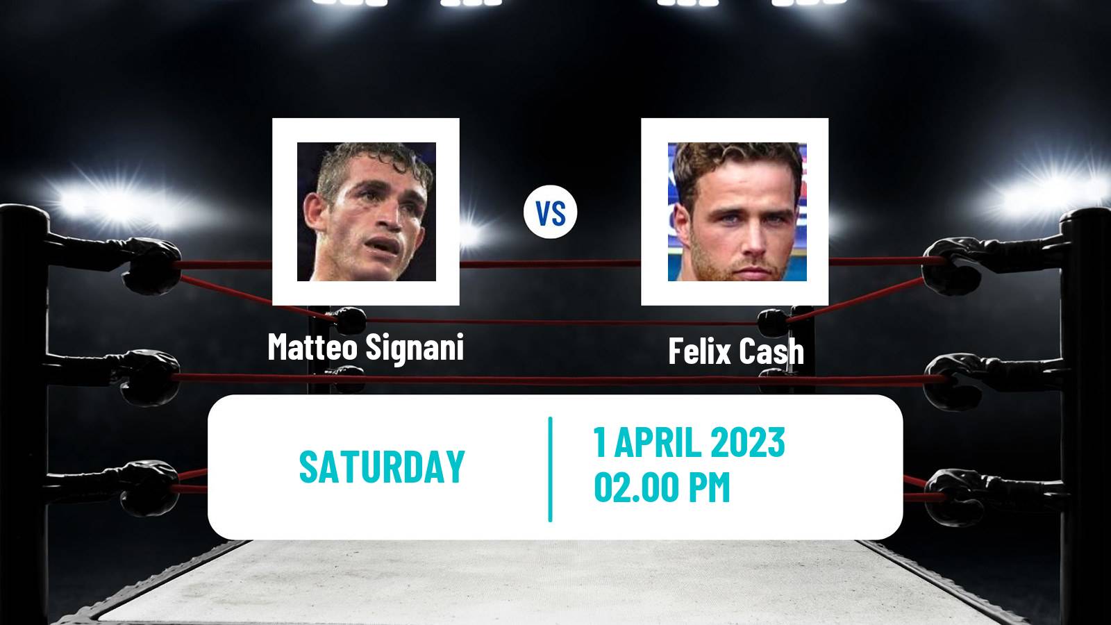 Boxing Boxing Matteo Signani - Felix Cash